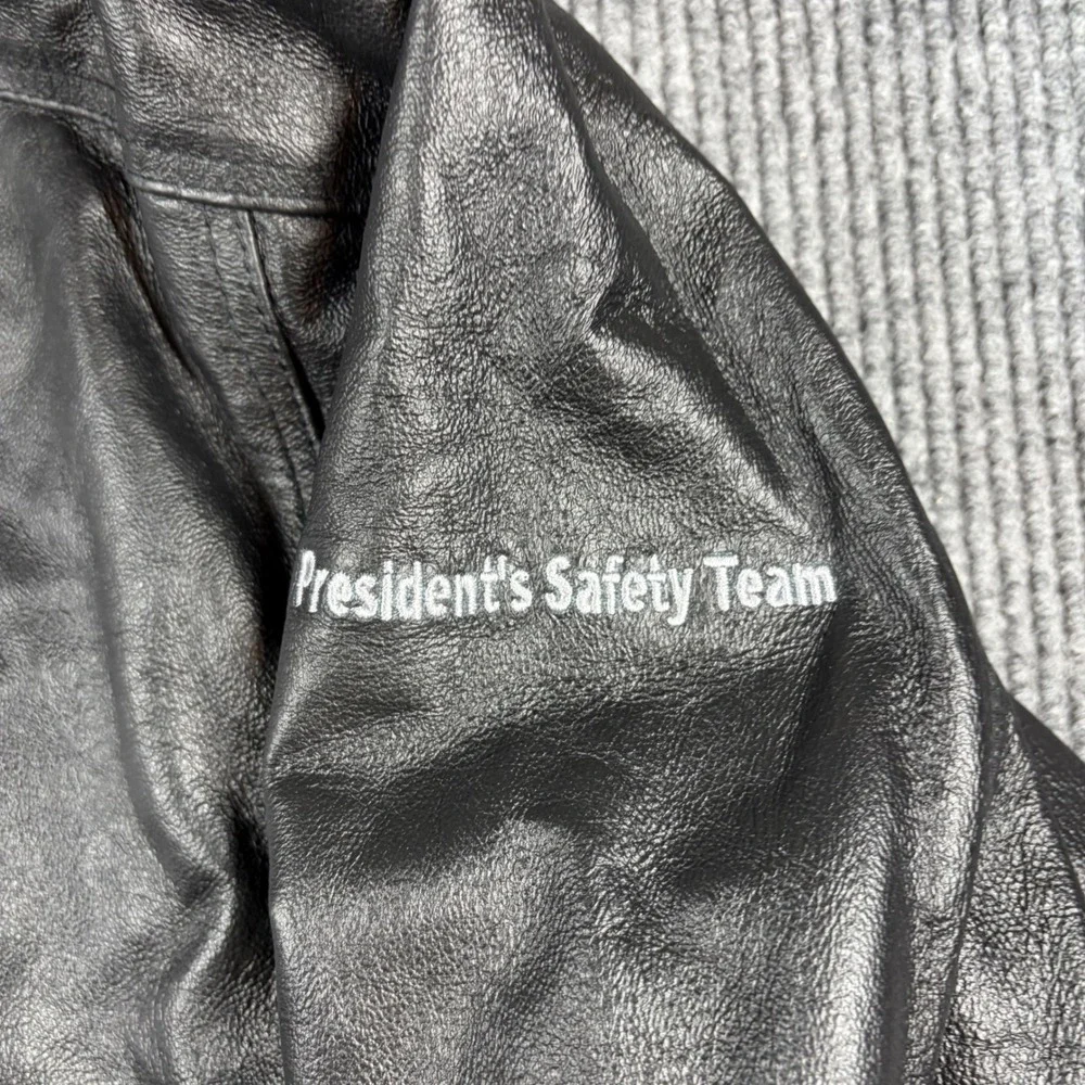 Burks Bay‎ Jacket Men's 2XL FedEx Freight Leather Bomber President Safety Team